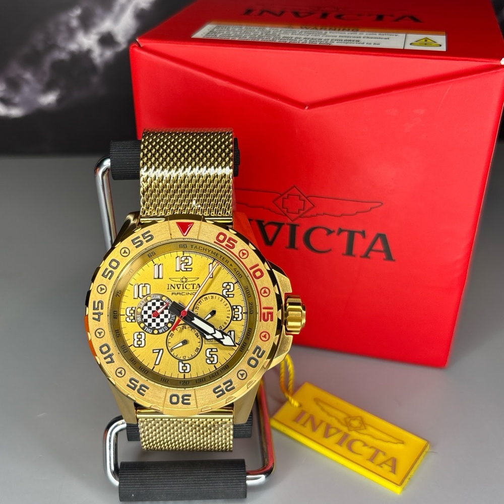 Invicta Racing Dynox  Watch - 48mm, Gold